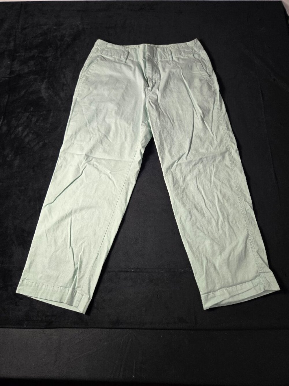 A New Day Women's Size 12 Mint Green Stretch Straight Leg Chino Pants